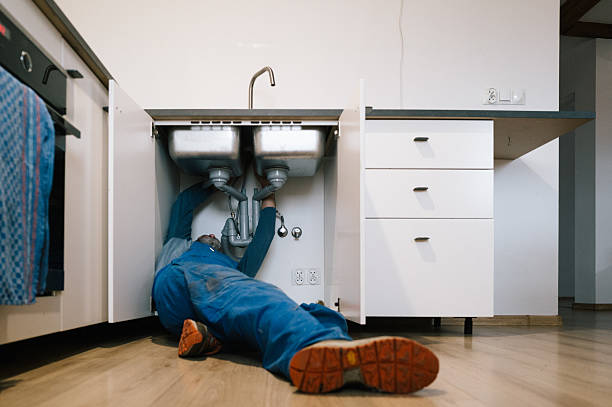 Professional Plumbing technician working in Wallpack Center, NJ